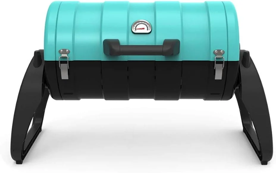 باربیکیو زغالی قابل حمل ZLQHDG مناسب فضای باز و منزل برای بیش از 5 نفر (رنگ: آبی) باربیکیو زغالی قابل حمل ZLQHDG مناسب فضای باز و منزل برای بیش از 5 نفر (رنگ: آبی)