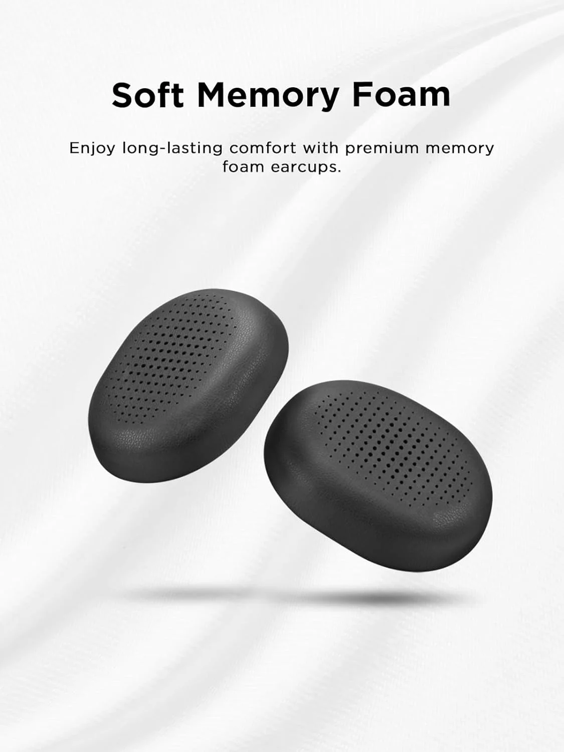 پدهای گوشی جایگزین برای هدست سیمی USB-A لنوو، پدهای گوشی قابل تعویض، فوم حافظه دار، مشکی