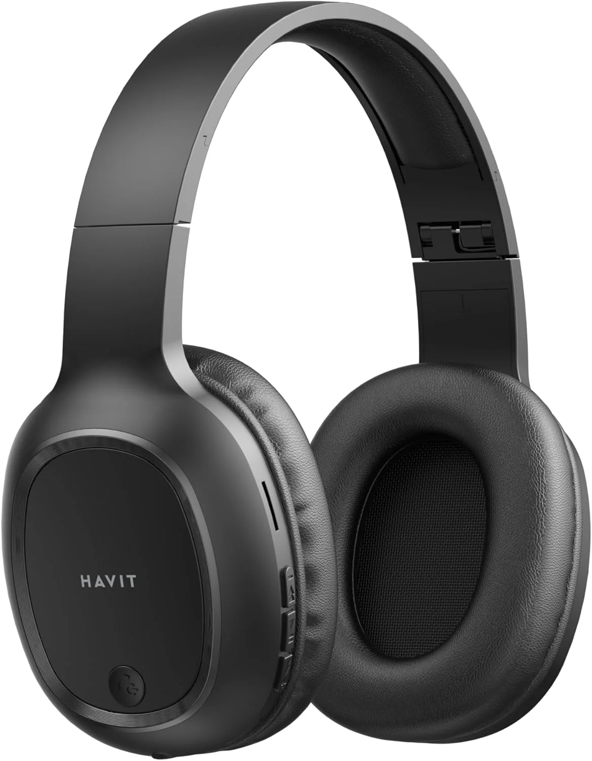 هدفون بی‌سیم HAVIT H2590BT PRO، صدای Hi-Fi، درایورهای دینامیک 40 میلی‌متری، عمر باتری طولانی 200 میلی‌آمپر ساعتی، بلوتوث 5.3، تاشو و سبک، هدبند قابل تنظیم، حذف نویز برای موسیقی و تماس