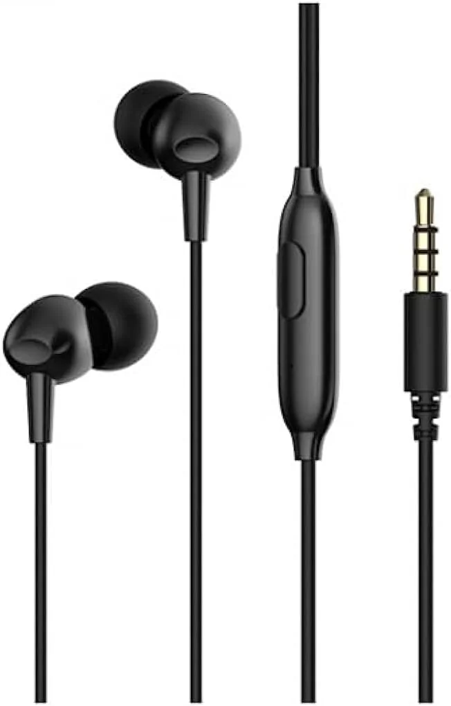 هدفون داخل گوشی هاویت مدل E48p - مشکی، سیم دار