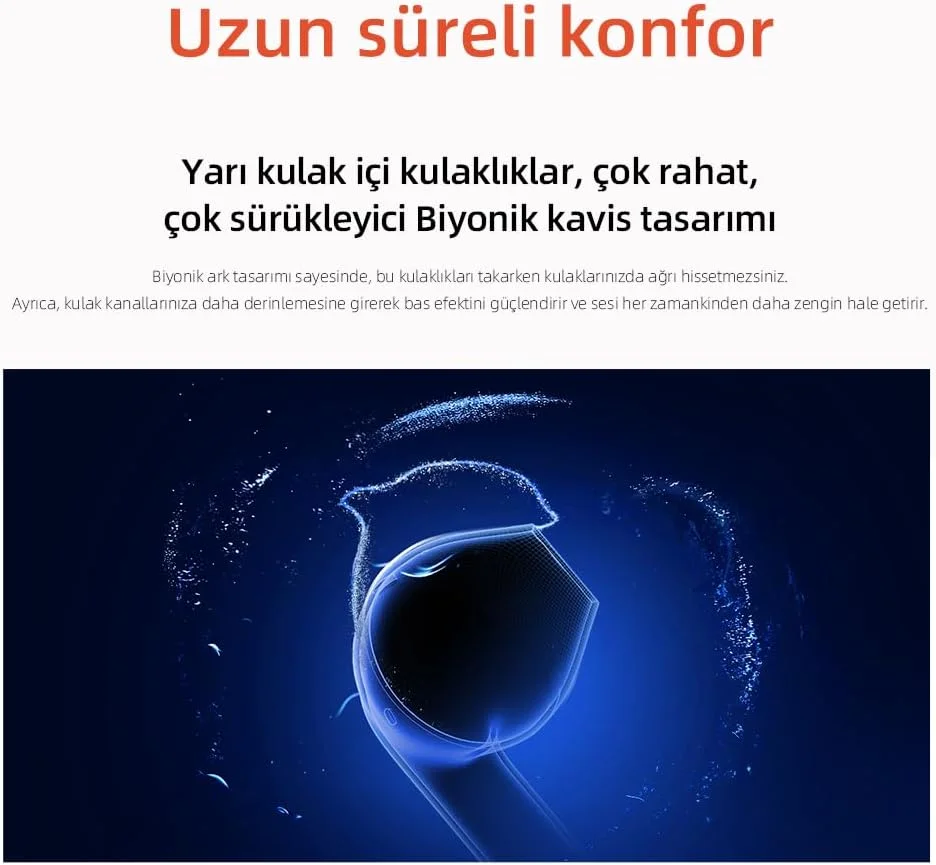 هدفون بیسیم کیو سی وای مدل Ailybuds Lite T29 با طراحی ارگونومیک، اتصال بلوتوث 5.3 قوی، کیس جمع و جور، 28 ساعت عمر باتری و ENC برای تماس و تاخیر کم 68 میلیثانیه مناسب برای گیمرها - مشکی هدفون بیسیم کیو سی وای مدل Ailybuds Lite T29 با طراحی ارگونومیک، اتصال بلوتوث 5.3 قوی، کیس جمع و جور، 28 ساعت عمر باتری و ENC برای تماس و تاخیر کم 68 میلیثانیه مناسب برای گیمرها - مشکی