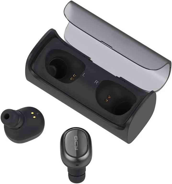 هدفون بلوتوثی دوتایی بی سیم QCY Q29 - خاکستری