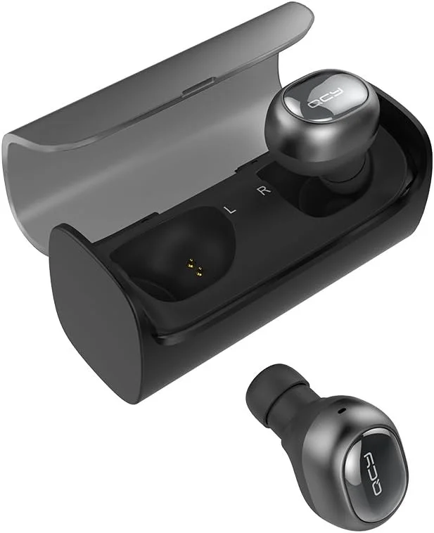 هدفون بلوتوثی دوتایی بی سیم QCY Q29 - خاکستری