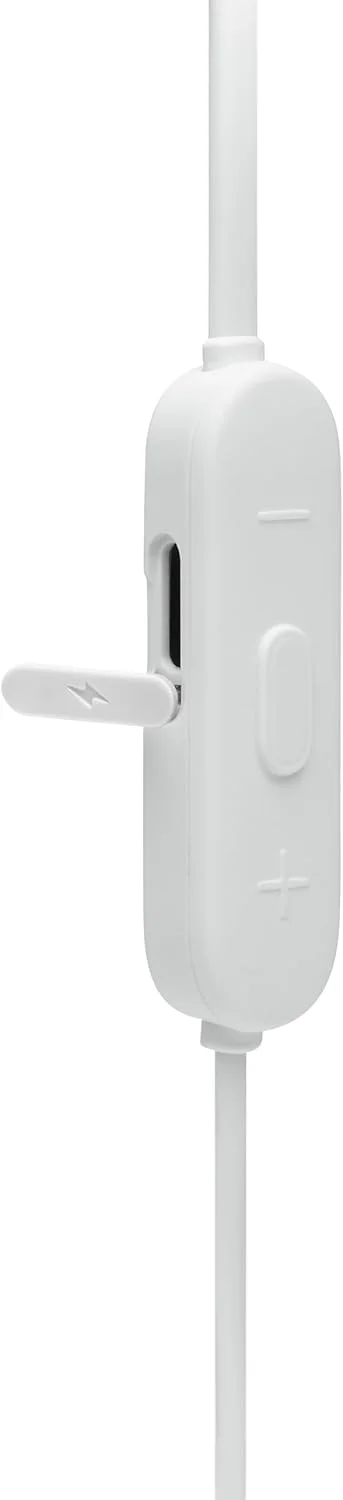 هدفون های بی سیم JBL TUNE 215BT - هدفون های داخل گوشی بی سیم با بلوتوث 5.0، میکروفون داخلی و 16 ساعت عمر باتری، رنگ سفید