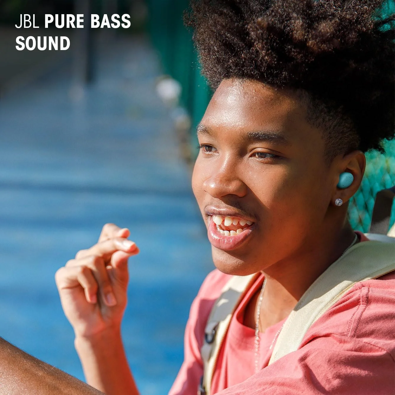 هدفون بی سیم حذف نویز JBL Wave Buds 2، صدای Pure Bass، بلوتوث 5.3، LE Audio، Smart Ambient، فناوری 4 میکروفون، باتری 40 ساعته، مقاوم در برابر آب و گرد و غبار - JBLWBUDS2BLK، مشکی