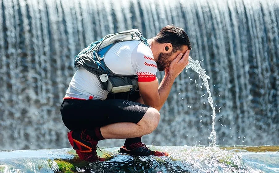 هدفون بی‌سیم بلوتوثی JBL Endurance Race 2، با 48 ساعت عمر باتری، مقاومت در برابر آب و گرد و غبار IP68، حذف نویز، صدای Pure Bass، Smart Ambient، حالت‌های ورزشی، آبی - JBLENDURACE2BLU