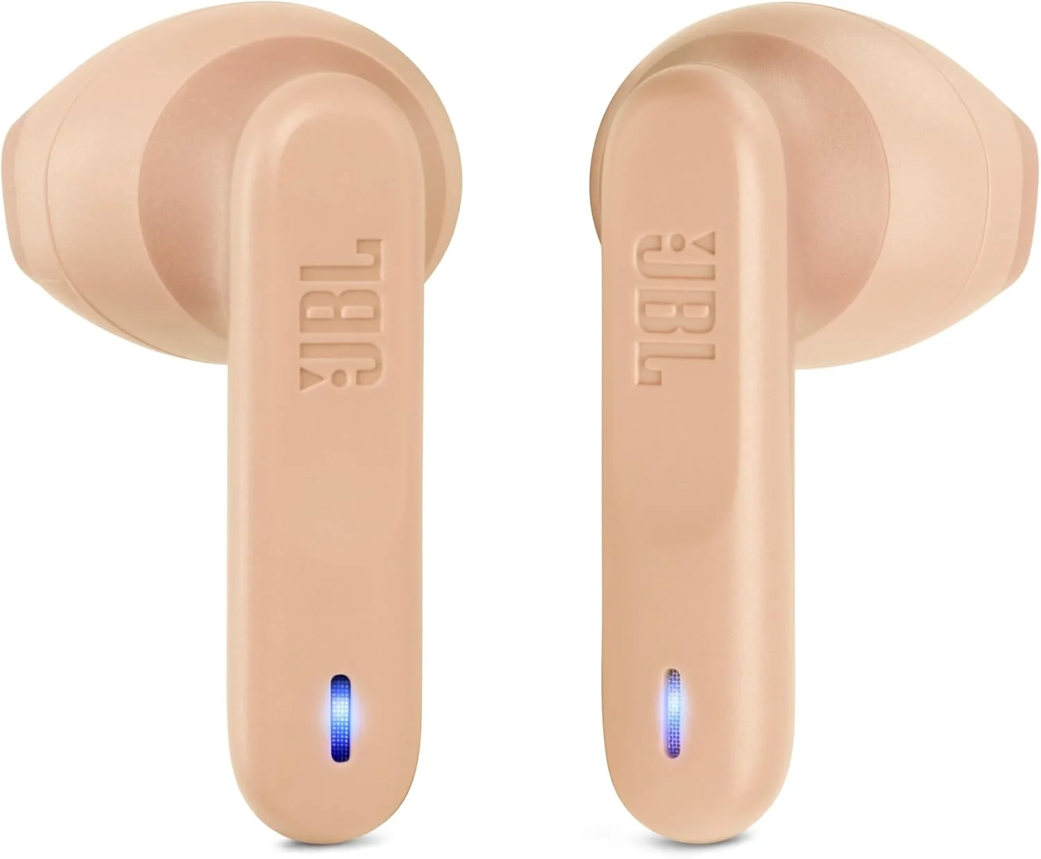 هدفون بی سیم بلوتوثی JBL Vibe Flex، درایورهای 12 میلی متری، 32 ساعت پخش، مقاوم در برابر آب و گرد و غبار IP54 - بژ