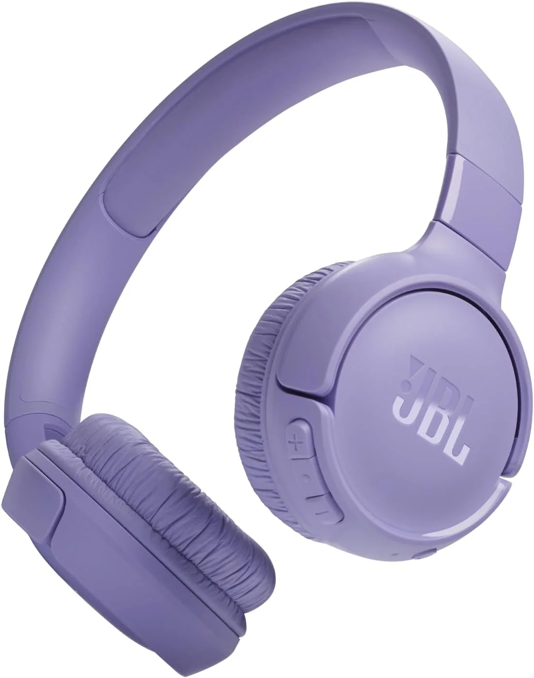 هدفون بی سیم رو گوشی JBL Tune 520BT، عمر باتری تا 57 ساعت و شارژ سریع، طراحی سبک، راحت و تاشو، تماس های هندزفری با Voice Aware (بنفش)