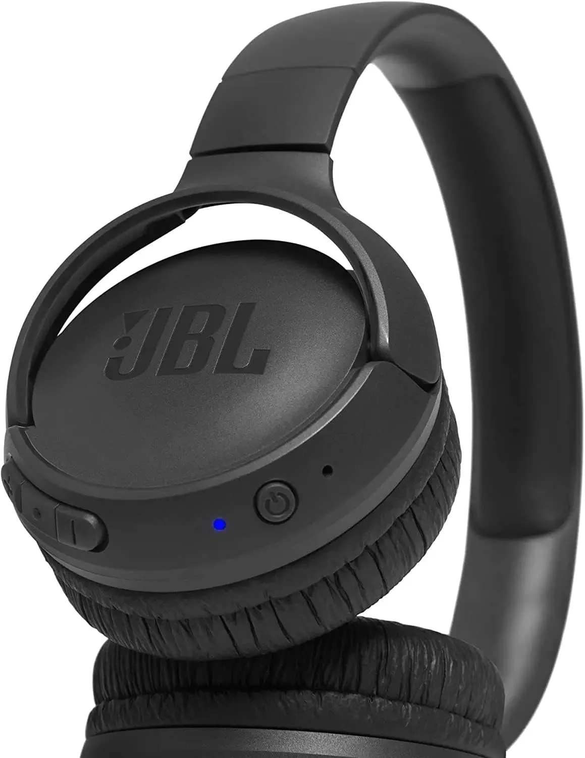 هدفون بی سیم بلوتوثی JBL Tune 500BT - رو گوشی، به همراه جایزه جاکلیدی چراغ قوه LED (مشکی) (JBL TUNE 500BT + LED)