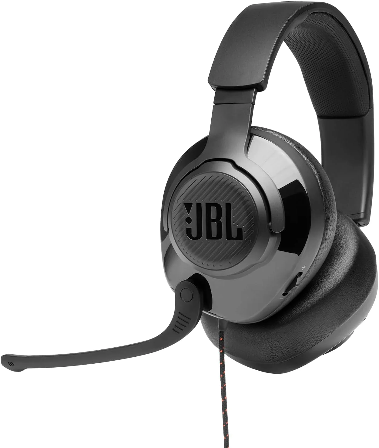 هدفون گیمینگ روگوشی سیم دار JBL Quantum 200 مشکی، بزرگ، JBLQUANTUM200BLKAM، JBL Quantum 200 - مشکی