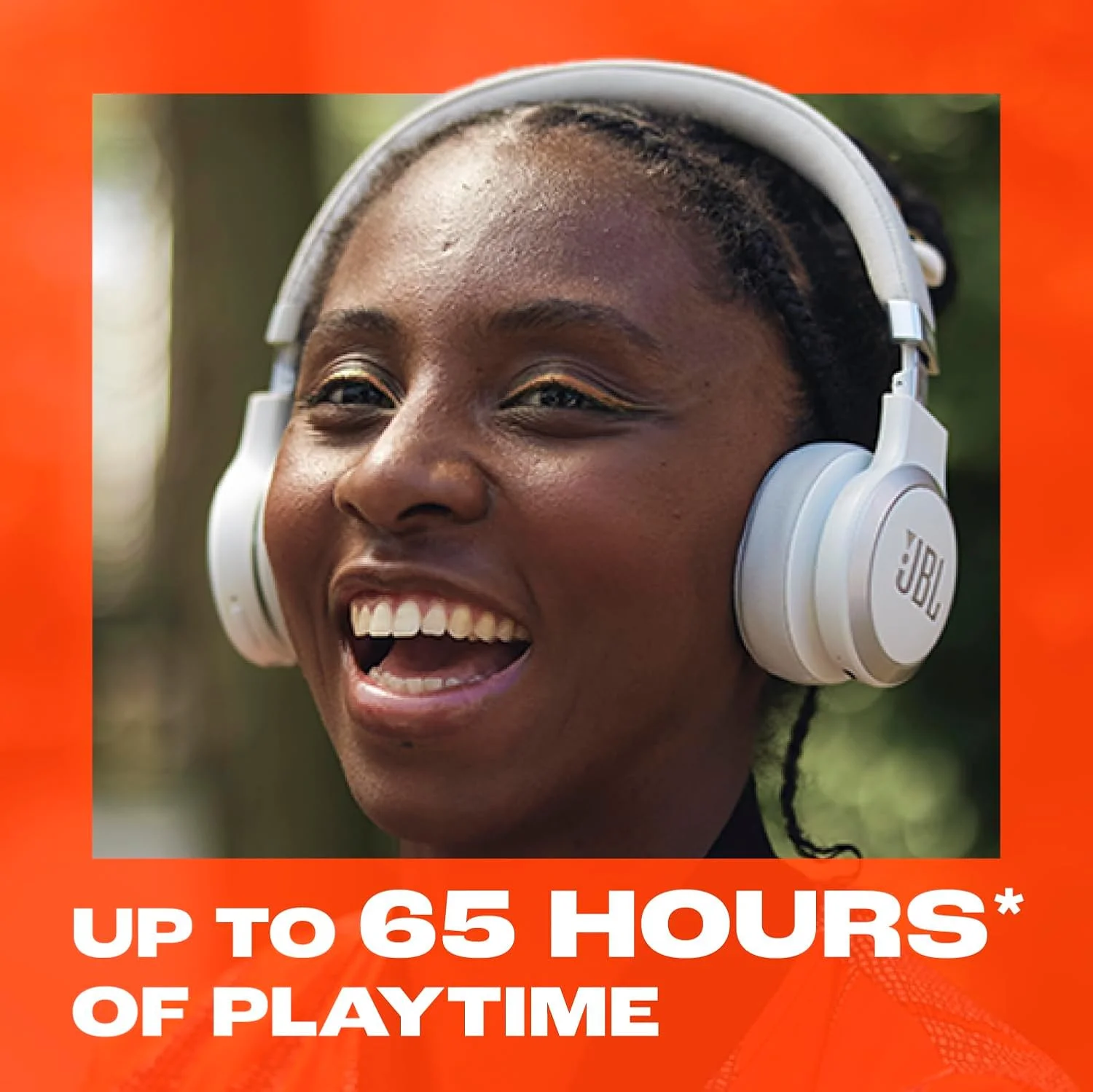 هدفون بی سیم رو گوشی JBL Live 670NC با حذف نویز تطبیقی و Smart Ambient، عمر باتری تا 65 ساعت با شارژ سریع، طراحی سبک، راحت و تاشو (سفید)