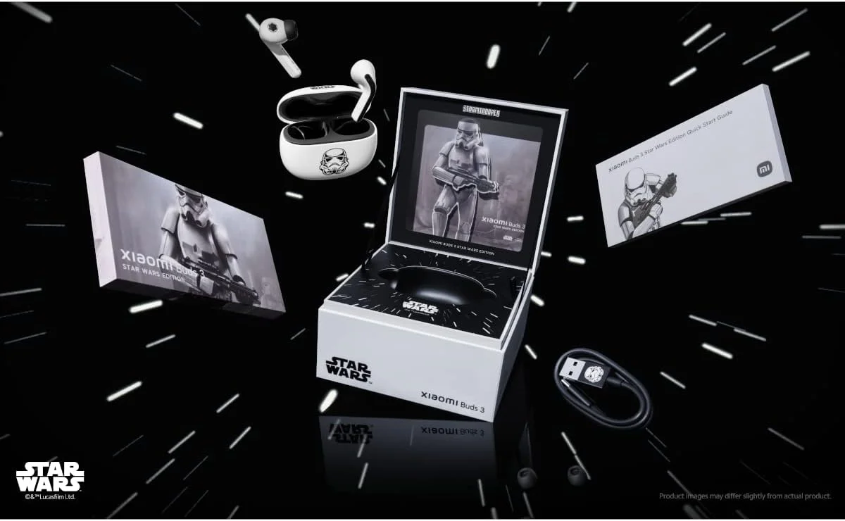شیائومی بادز 3 نسخه جنگ ستارگان Stormtrooper، نسخه محدود، صدای Hi-Fi، اتصال بلوتوث 5.2، حذف نویز تا 40dB، مقاوم در برابر گرد و غبار و آب، 3 سایز، دیزنی/جنگ ستارگان - تصویر 3 شیائومی بادز 3 نسخه جنگ ستارگان Stormtrooper، نسخه محدود، صدای Hi-Fi، اتصال بلوتوث 5.2، حذف نویز تا 40dB، مقاوم در برابر گرد و غبار و آب، 3 سایز، دیزنی/جنگ ستارگان - تصویر 3