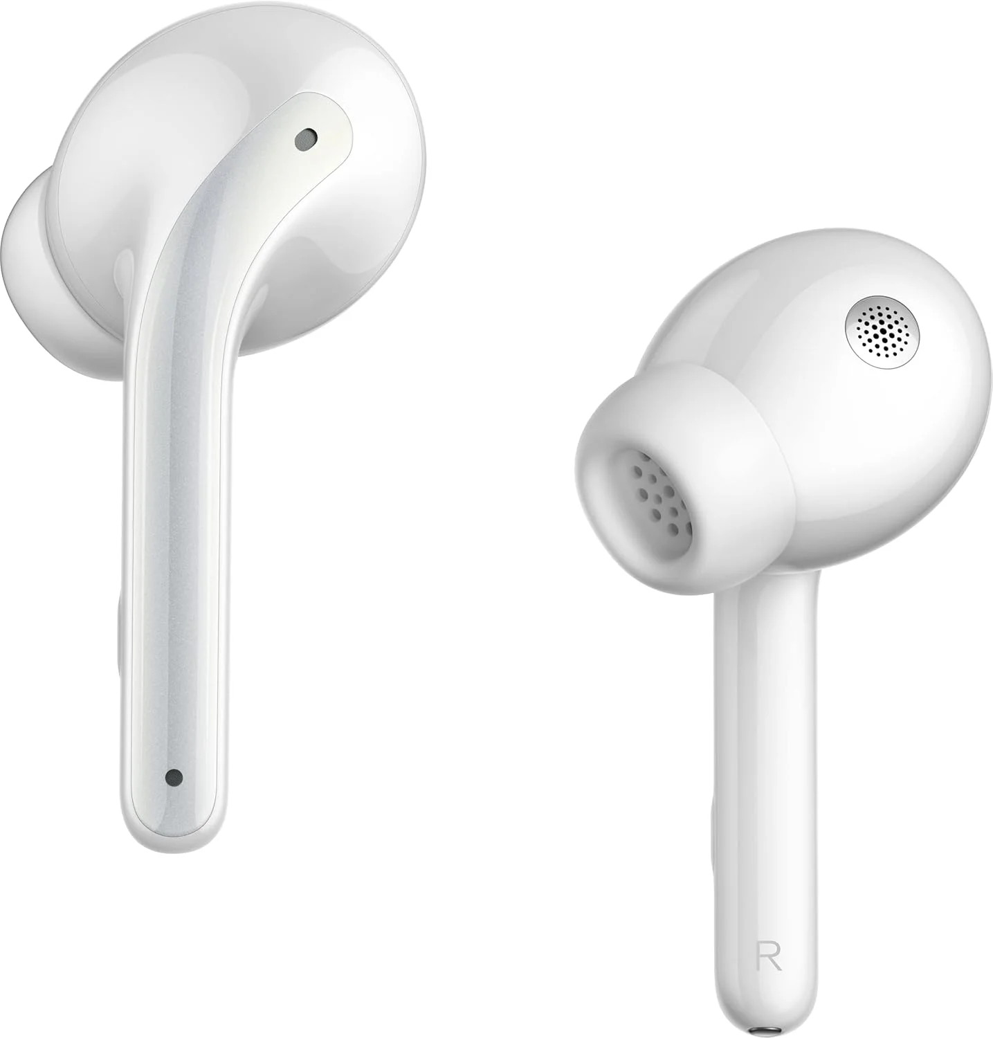شیائومی بادز 3 (سفید براق) + کابل USB-C یک متری، هدفون های بلوتوثی بی سیم 5.2 با کابل USB-C یک متری، هدفون های بی سیم، سبک وزن، تا 32 ساعت عمر باتری، حذف نویز، سفید - تصویر 2