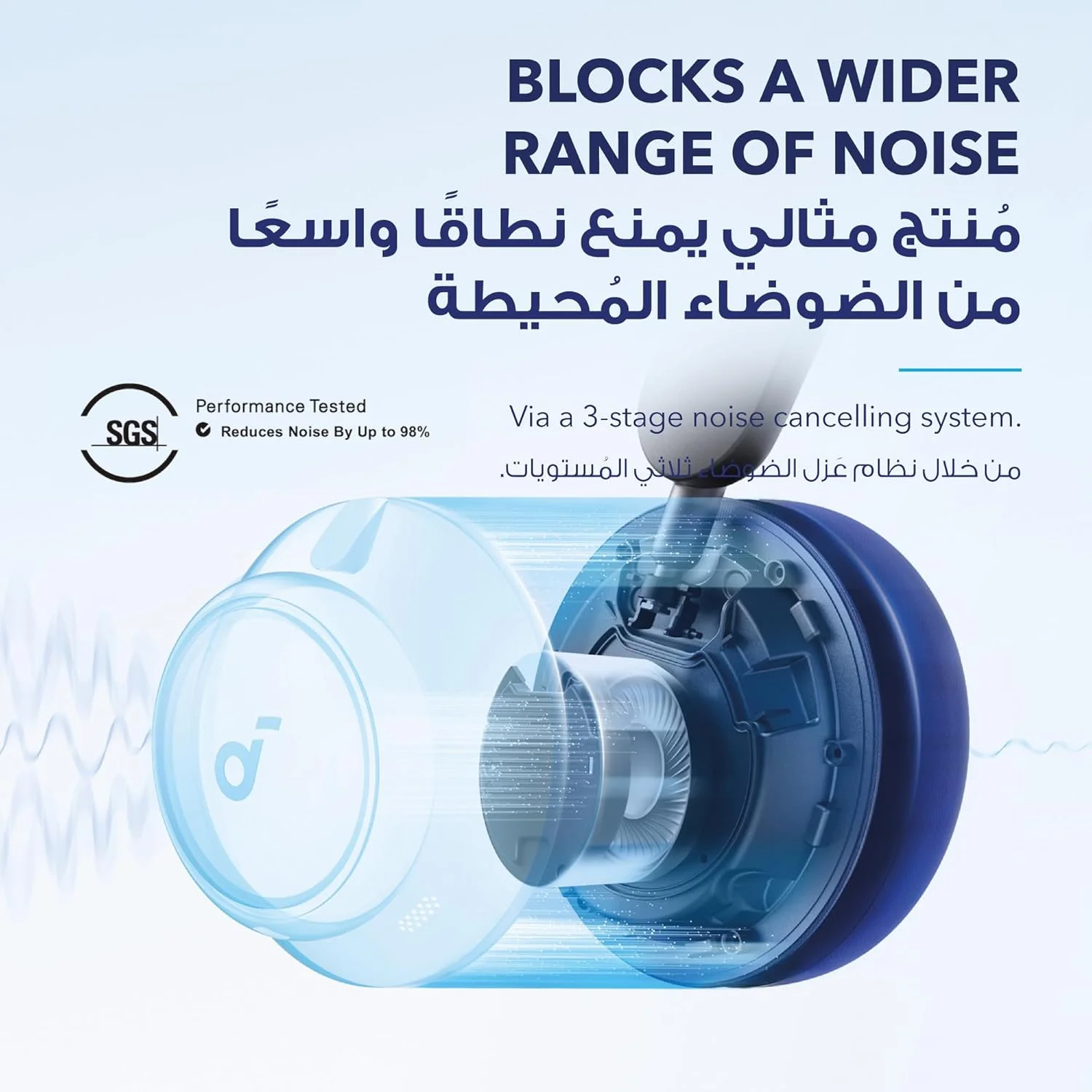 هدفون حذف نویز فعال تطبیقی Space Q45 انکر soundcore، کاهش نویز تا 98٪، 50 ساعت پخش، کنترل برنامه، صدای بی سیم Hi-Res LDAC، تناسب راحت، تماس های واضح، بلوتوث 5.3 هدفون حذف نویز فعال تطبیقی Space Q45 انکر soundcore، کاهش نویز تا 98٪، 50 ساعت پخش، کنترل برنامه، صدای بی سیم Hi-Res LDAC، تناسب راحت، تماس های واضح، بلوتوث 5.3