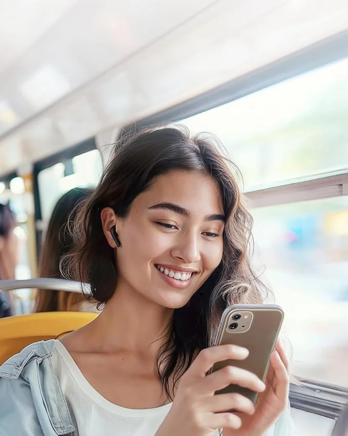 هدفون های نیمه داخل گوشی Soundcore K20i از Anker، بی سیم بلوتوثی، 36 ساعت پخش، شارژ سریع، صدای شفاف، تناسب راحت، تماس های شفاف ENC 2-Mic، EQ سفارشی، IPX5، بلوتوث 5.3، کنترل برنامه (مشکی)