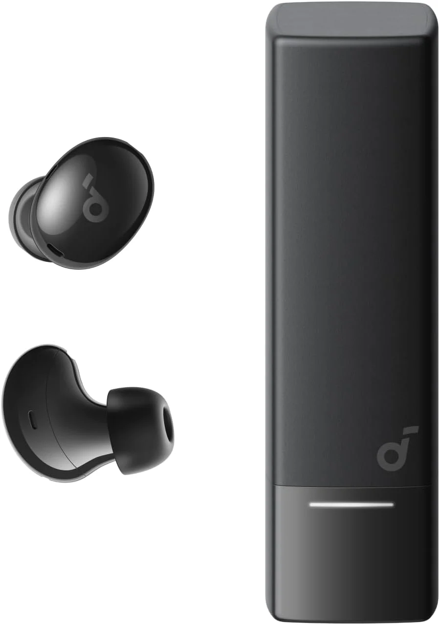 هدفون بی سیم حذف نویز soundcore A30i از Anker، طراحی شیک به شکل رژ لب، کوچک، راحتی سبک وزن، حذف نویز هوشمند، صدای شفاف، IP54، بلوتوث 5.4