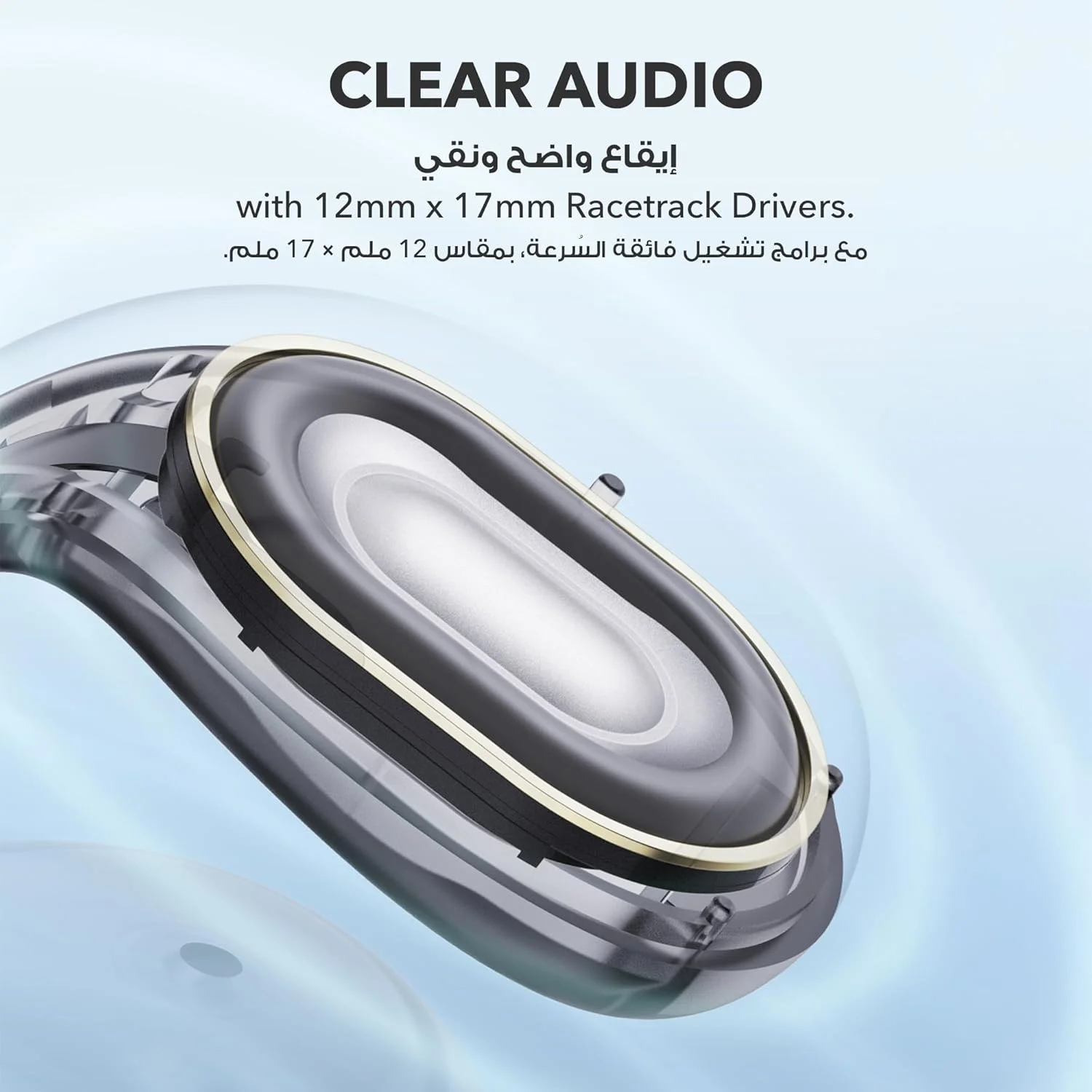 هدفون های C30i soundcore از Anker، هدفون های Open-Ear، هدفون های گیره ای، راحتی سبک وزن، تناسب پایدار، طراحی پوسته محکم، دستگیره های گوش قابل اتصال، درایورهای بزرگ برای صدای واضح، 30 ساعت پخش، مقاوم در برابر آب IPX4