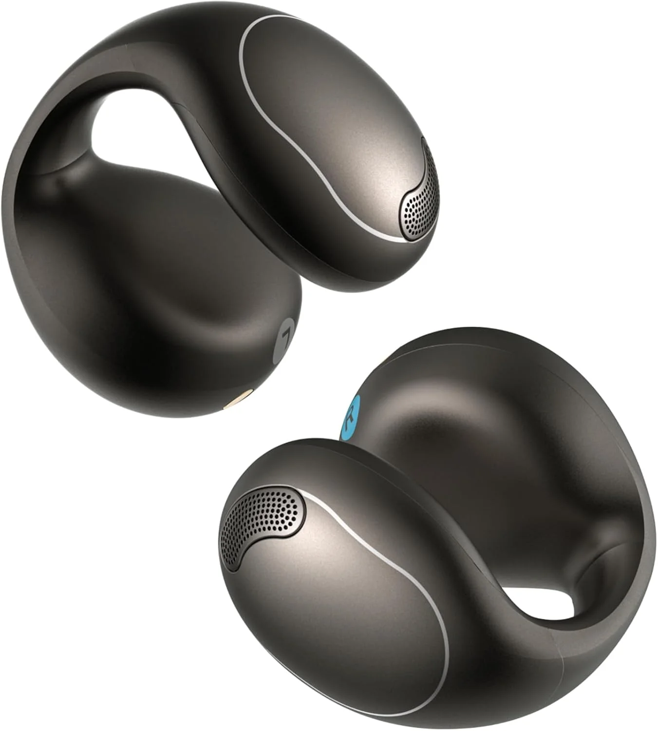 هدفون های ایرباد باز Soundcore C40i از Anker، هدفون کلیپسی، طراحی مفصل انعطاف پذیر، کنترل دکمه ای، راحتی سبک وزن، تناسب پایدار با گیره های گوش قابل اتصال، درایورهای گسترده برای صدای واضح