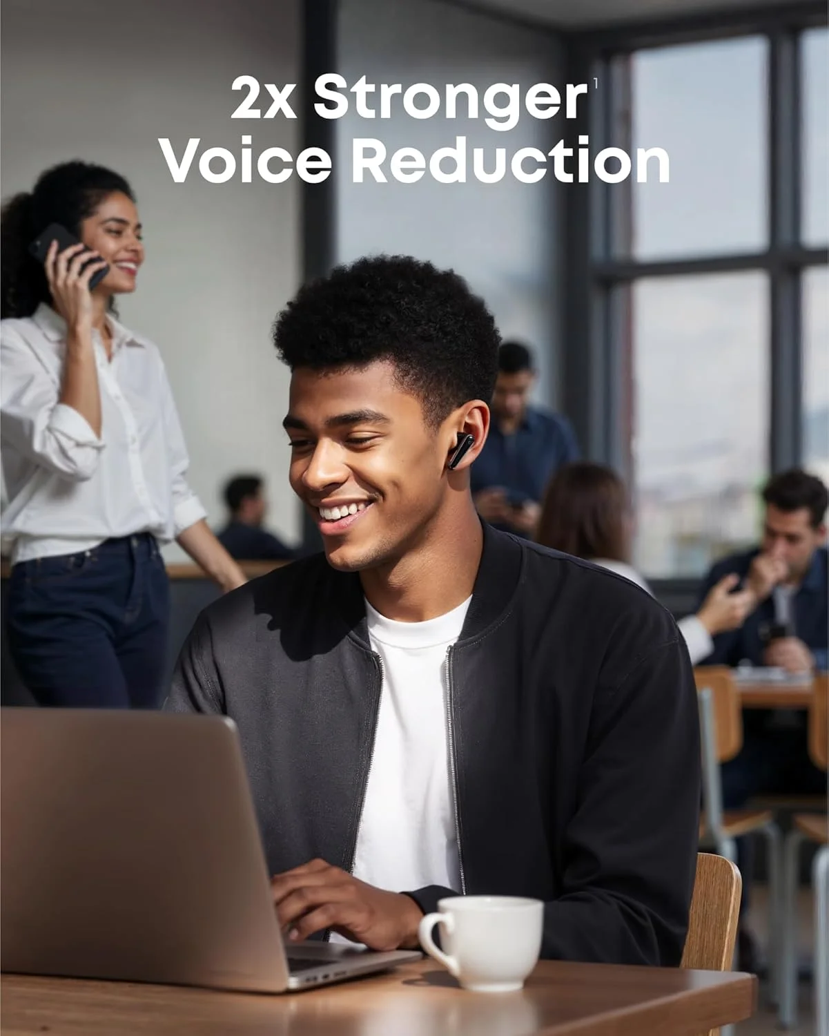 هدفون بیسیم حذف نویز soundcore Liberty 5 توسط انکر، کاهش صدای قویتر 2 برابر، حذف نویز تطبیقی در زمان واقعی، شارژ سریع، صدای Dolby، تماسهای شفاف هوش مصنوعی 6 میکروفون، عمر باتری طولانی هدفون بیسیم حذف نویز soundcore Liberty 5 توسط انکر، کاهش صدای قویتر 2 برابر، حذف نویز تطبیقی در زمان واقعی، شارژ سریع، صدای Dolby، تماسهای شفاف هوش مصنوعی 6 میکروفون، عمر باتری طولانی