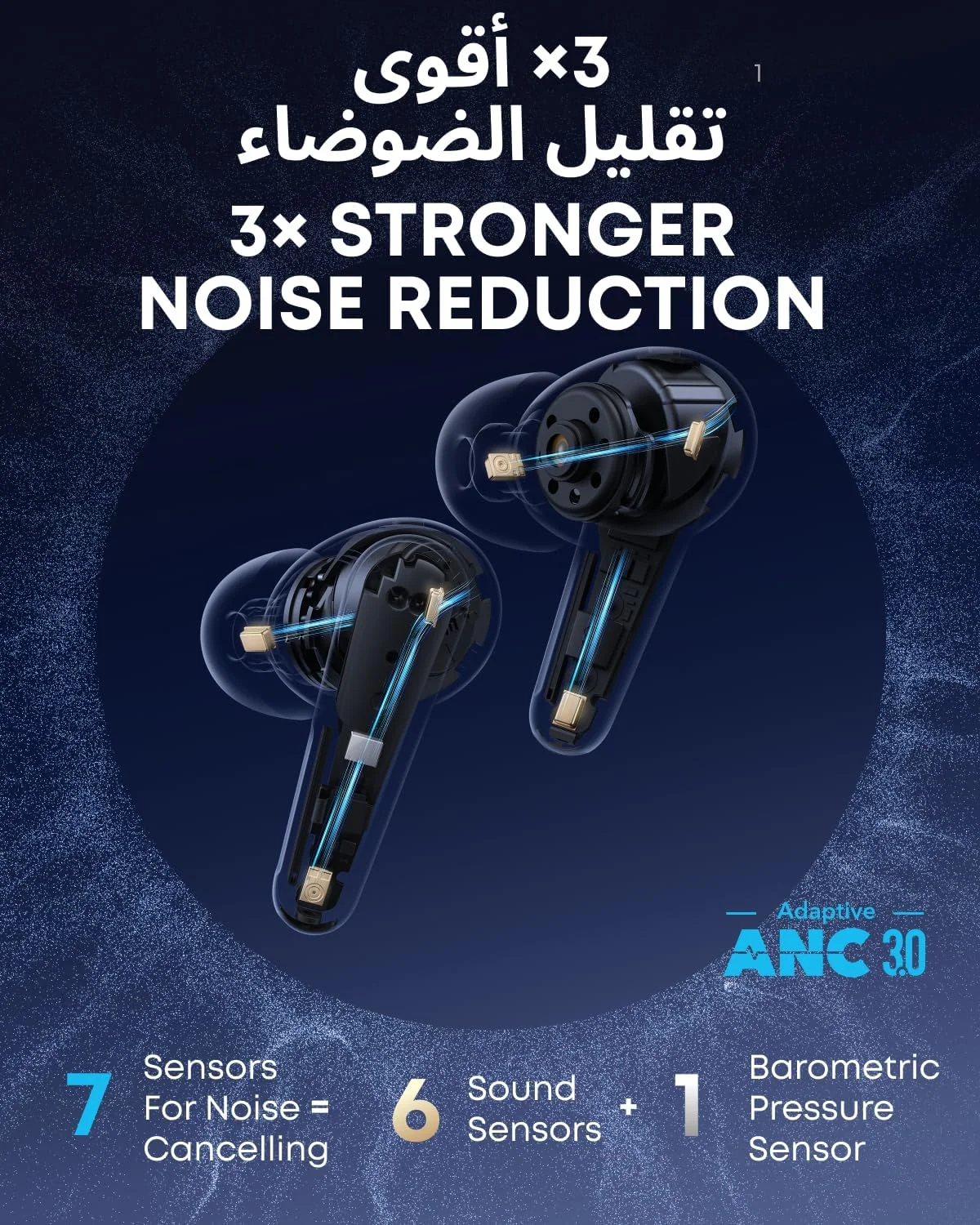 هدفون بیسیم حذف نویز Soundcore Liberty 4 Pro از Anker، دارای 7 حسگر و حذف نویز تطبیقی در زمان واقعی، شارژ 2 برابر سریعتر، موسیقی Hi-Fi در سطح استودیو، تماسهای واضح با 9 میکروفون و هوش مصنوعی هدفون بیسیم حذف نویز Soundcore Liberty 4 Pro از Anker، دارای 7 حسگر و حذف نویز تطبیقی در زمان واقعی، شارژ 2 برابر سریعتر، موسیقی Hi-Fi در سطح استودیو، تماسهای واضح با 9 میکروفون و هوش مصنوعی
