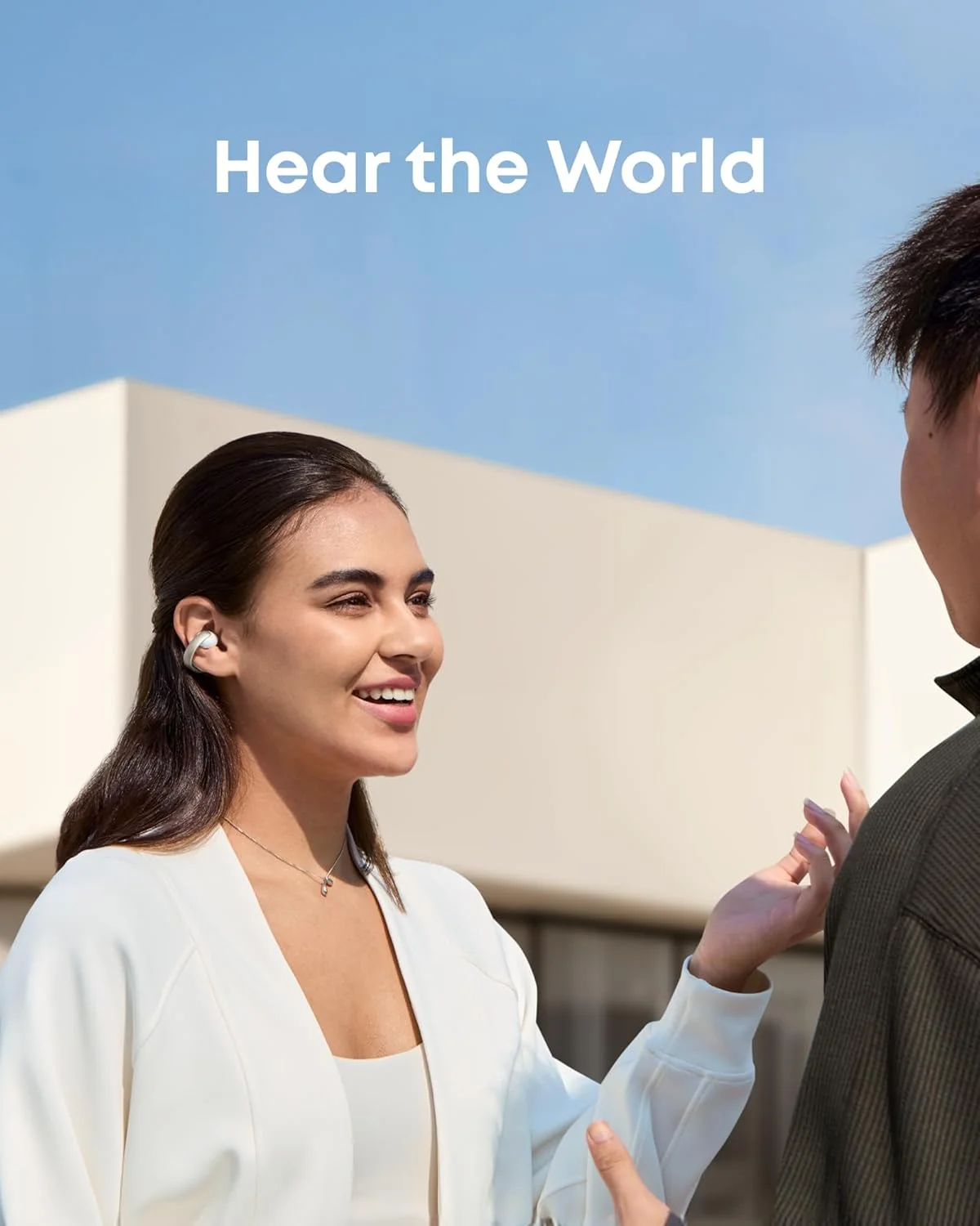 هدفون های گیره ای Soundcore AeroClip از Anker، هدفون های Open-Ear، راحتی تطبیقی، تماس های شفاف با 4 میکروفون و هوش مصنوعی، تناسب پایدار، درایورهای 12 میلی متری برای بیس قدرتمند، Hi-Res، طراحی حلقه باز هدفون های گیره ای Soundcore AeroClip از Anker، هدفون های Open-Ear، راحتی تطبیقی، تماس های شفاف با 4 میکروفون و هوش مصنوعی، تناسب پایدار، درایورهای 12 میلی متری برای بیس قدرتمند، Hi-Res، طراحی حلقه باز