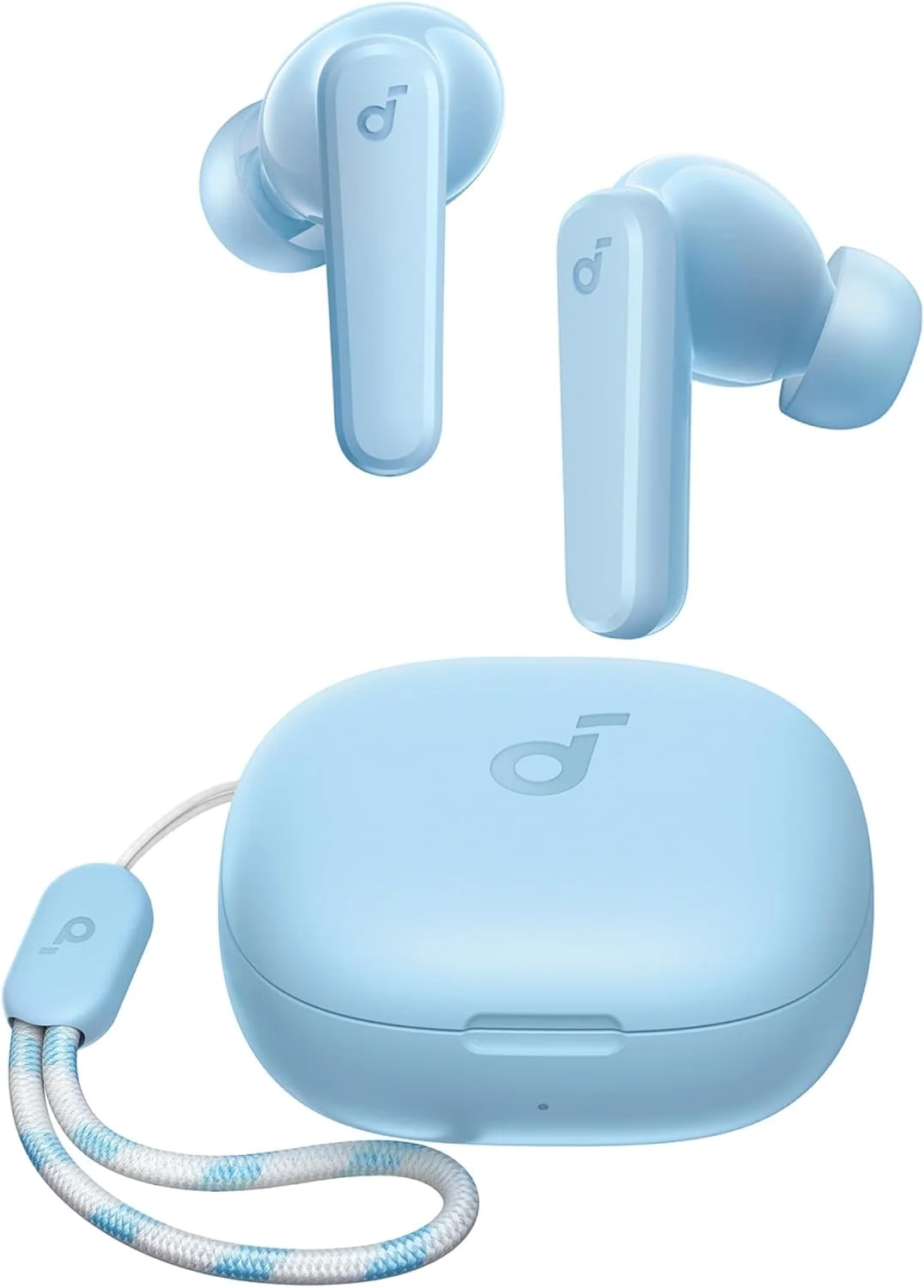 هدفون بلوتوثی Soundcore Anker P20i، ایرفون بلوتوث 5.3، هدفون بی سیم داخل گوشی با درایور 10 میلی متری با بیس قدرتمند، 30 ساعت پخش، مقاومت در برابر آب IPX5، EQ، 10 میکروفون هوش مصنوعی برای تماس