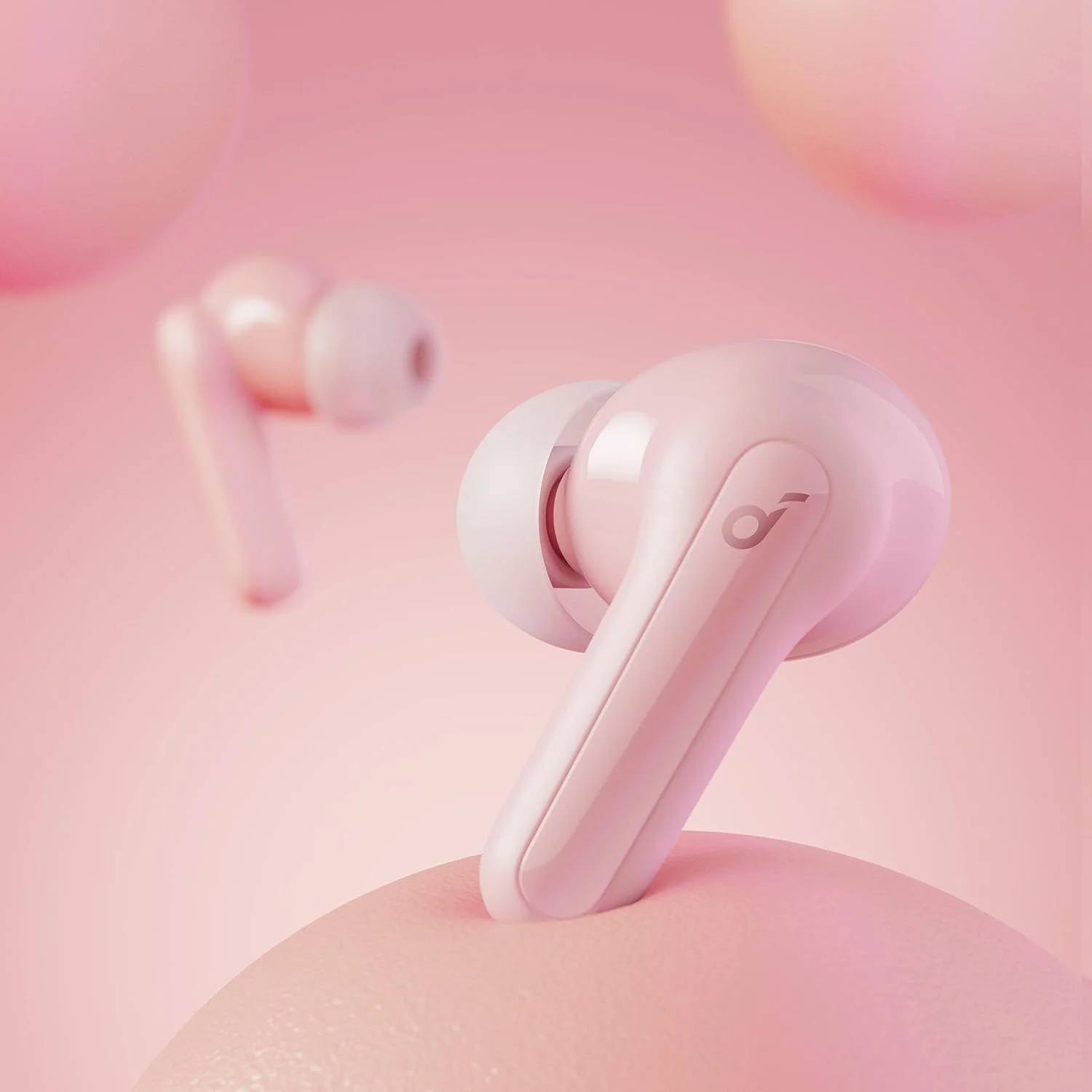 هدفون های داخل گوشی بی سیم Soundcore (صورتی) هدفون های داخل گوشی بی سیم Soundcore (صورتی)