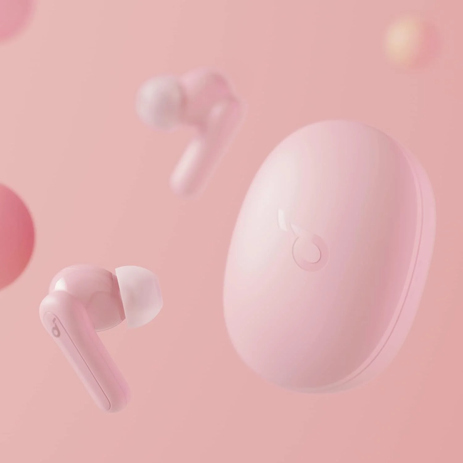 هدفون های داخل گوشی بی سیم Soundcore (صورتی) هدفون های داخل گوشی بی سیم Soundcore (صورتی)