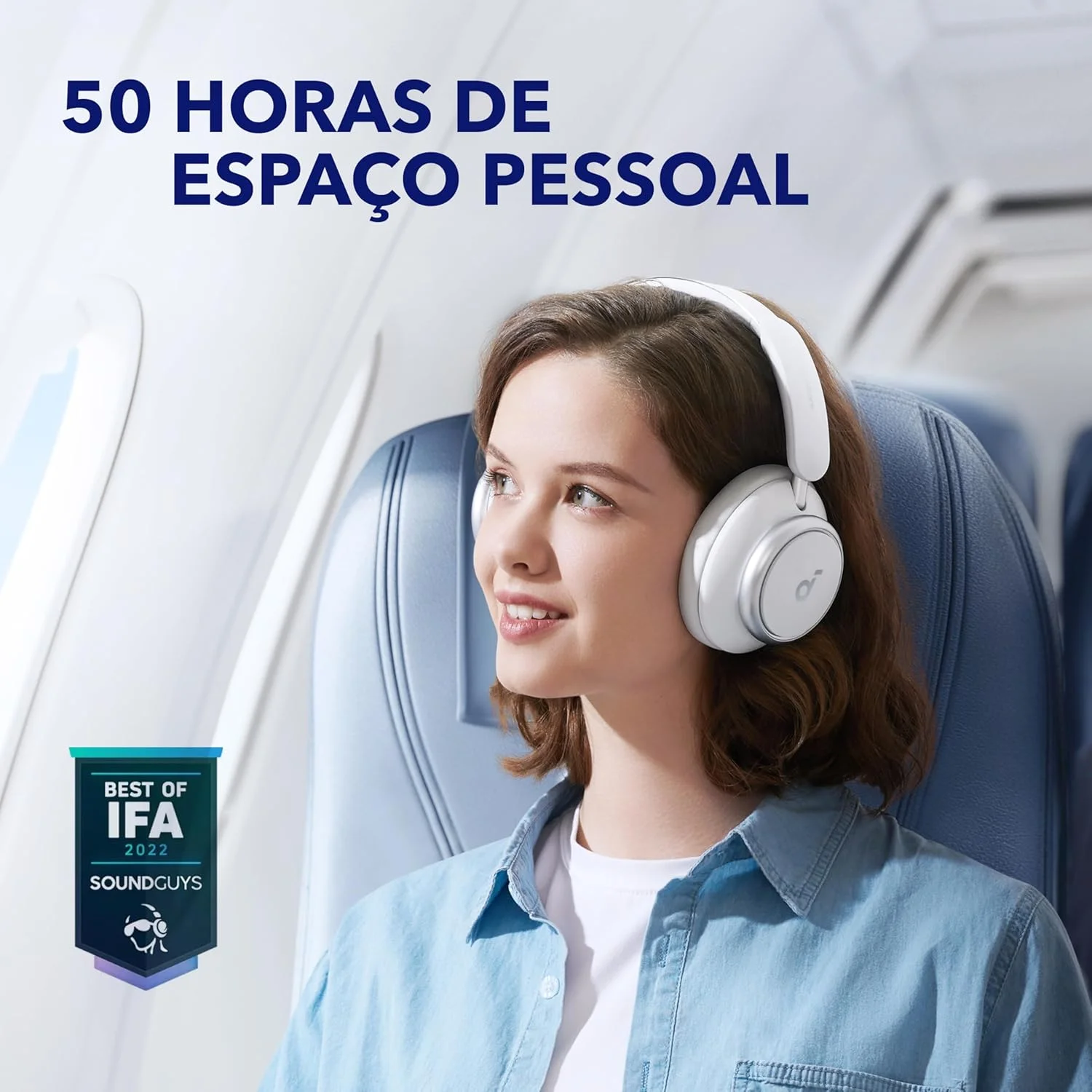 هدفون حذف نویز soundcore Anker Space Q45 سفید A3040021 هدفون حذف نویز soundcore Anker Space Q45 سفید A3040021