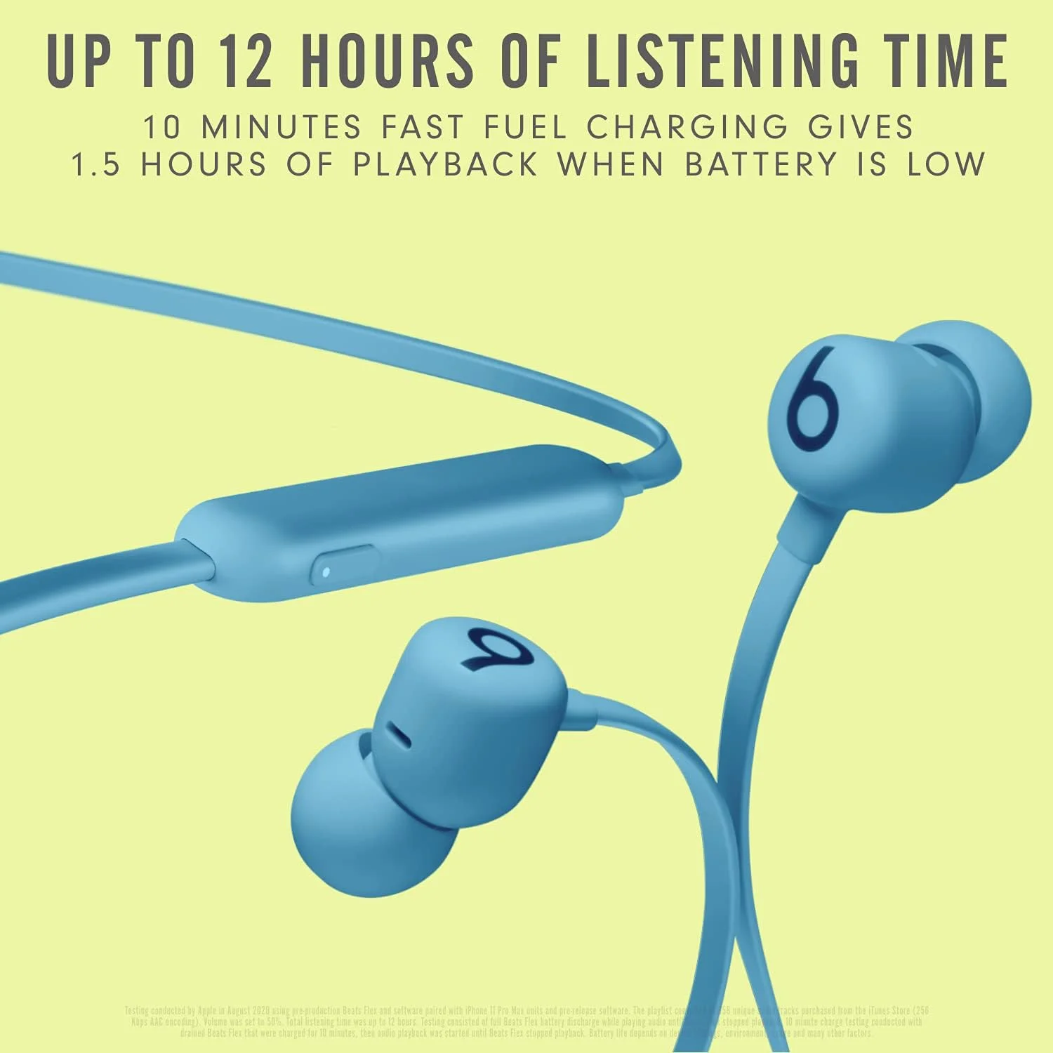 هدفون بی سیم بیتس فلکس - آبی آتشین، سایز آزاد