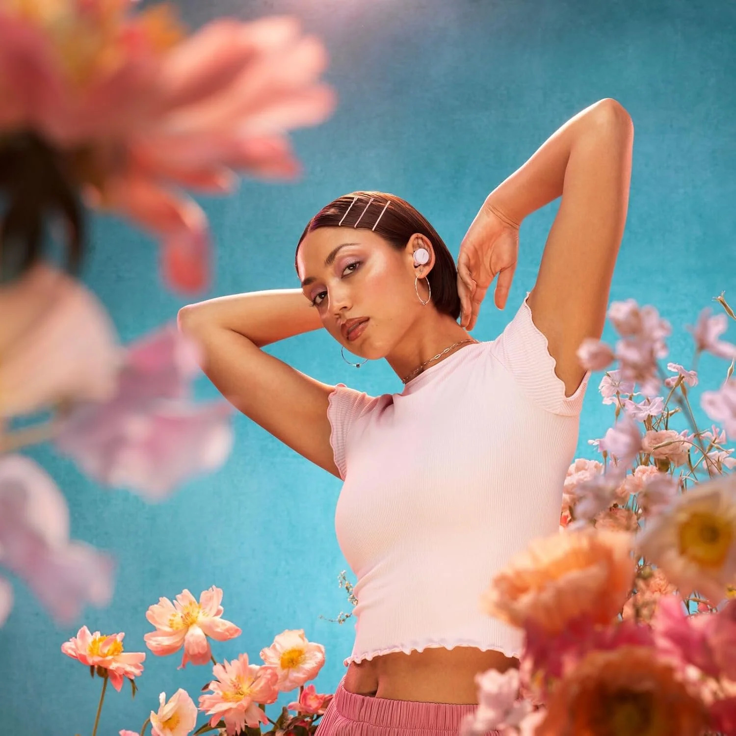 هدفون بیسیم حذف نویز Bose QuietComfort - صورتی گلبرگی هدفون بیسیم حذف نویز Bose QuietComfort - صورتی گلبرگی