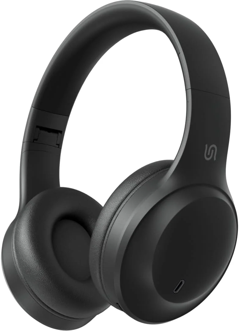 هدفون بی سیم پوردو Soundtec PRIMO، ENC و حالت بازی با تاخیر کم، بلوتوث V5.4، درایور 40 میلی متری، دستیار صوتی، باتری 400 میلی آمپر ساعتی، 50 ساعت زمان کارکرد با 50% صدا (مشکی)