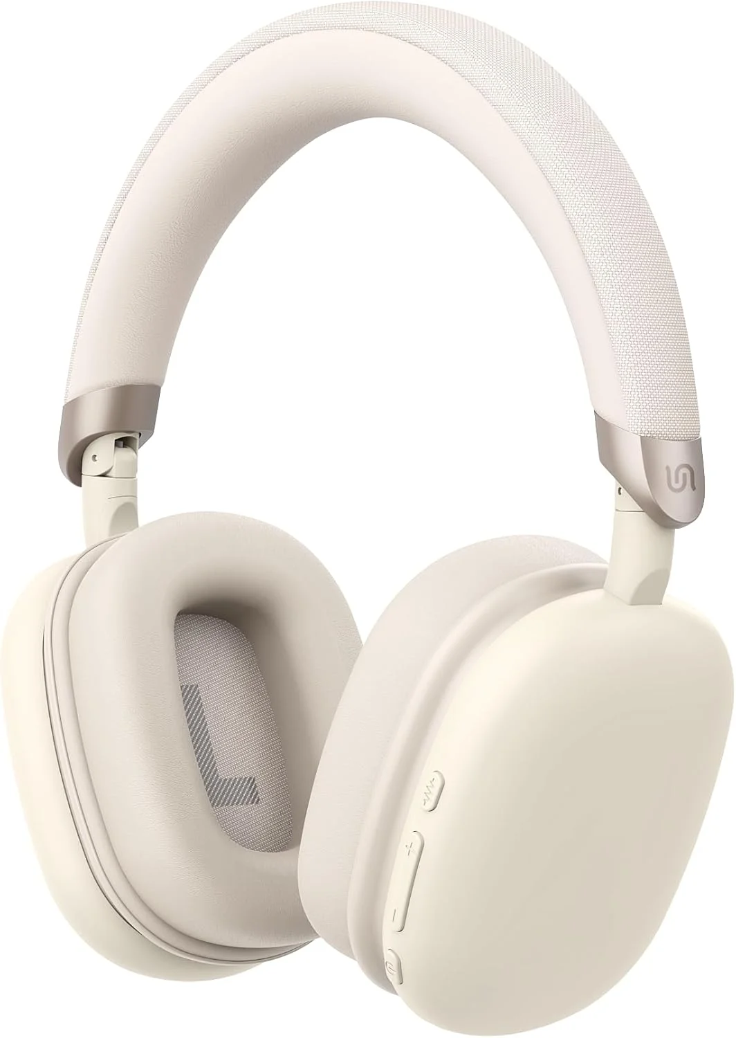 هدفون بی‌سیم Porodo Soundtec Vibe، 36 ساعت پخش موسیقی، باتری 300 میلی‌آمپر، صدای فراگیر، درایور 40 میلی‌متری، سبک و راحت، بلوتوث V5.3، برد انتقال 10 متری (کرمی)