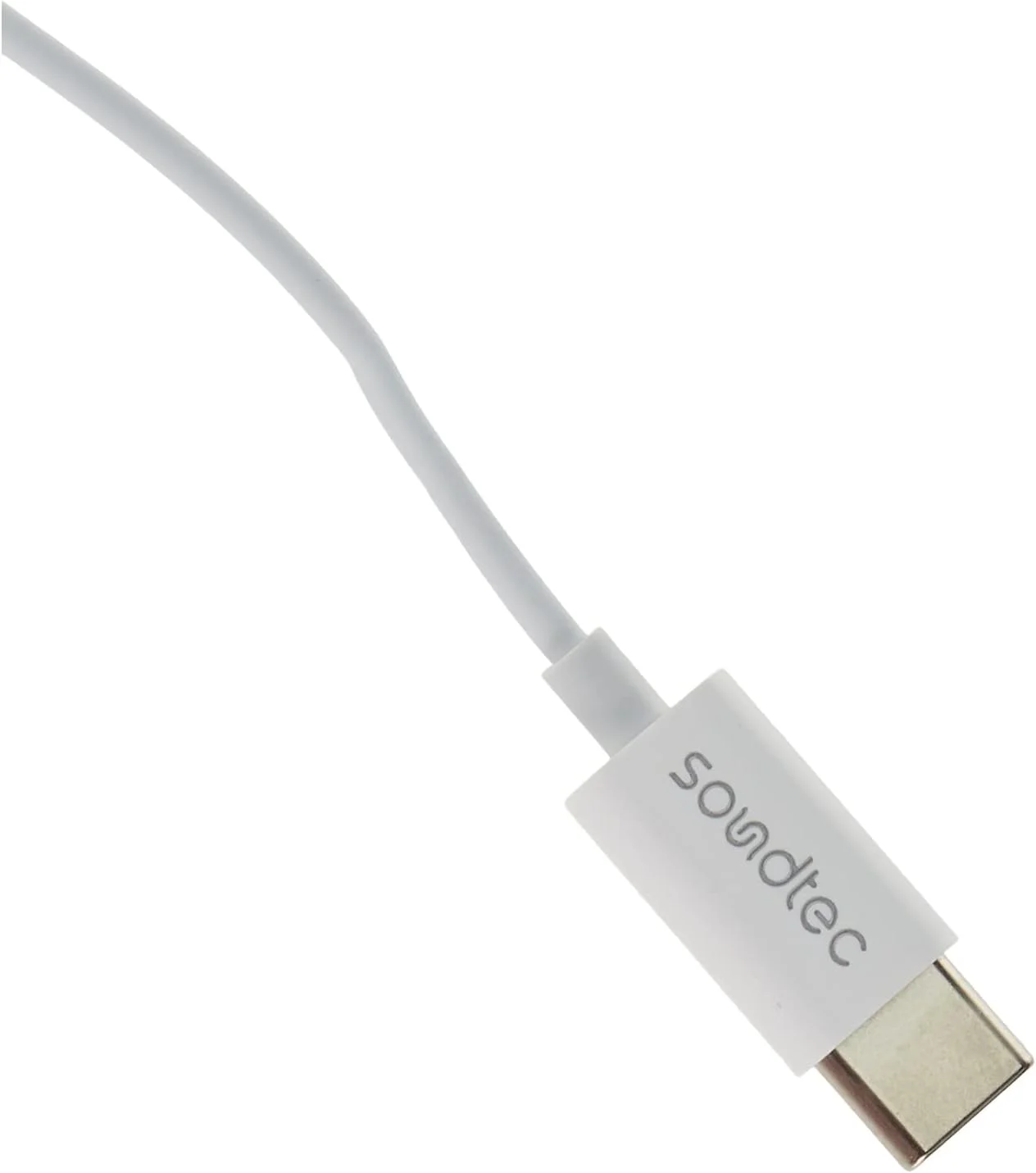 هدفون استریو تایپ سی Porodo Soundtec با میکروفون شفاف - سفید