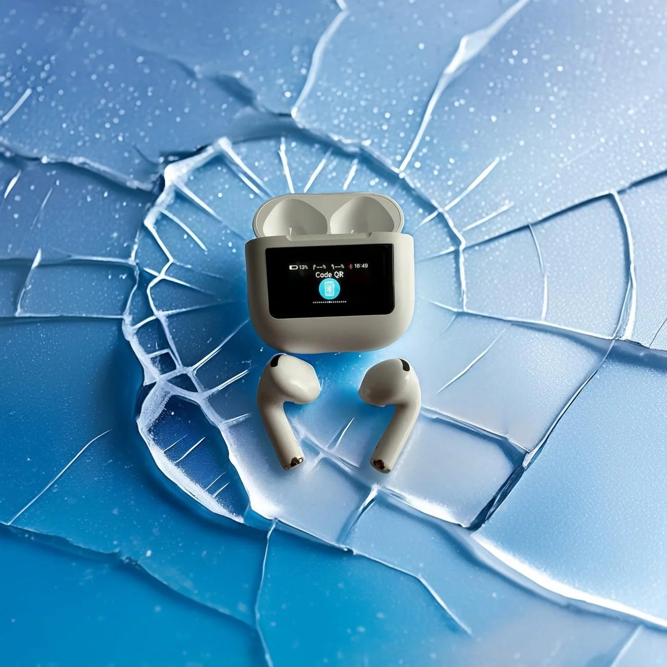 هدفون بیسیم نویز کنسلینگ Porodo Soundtec TWS با صفحه لمسی، کنترل برنامه شخصیسازی شده، صدای با کیفیت بالا، شارژ Type-C، کنترل لمسی، برد انتقال 10 متری، 4 ساعت پخش موسیقی - سفید هدفون بیسیم نویز کنسلینگ Porodo Soundtec TWS با صفحه لمسی، کنترل برنامه شخصیسازی شده، صدای با کیفیت بالا، شارژ Type-C، کنترل لمسی، برد انتقال 10 متری، 4 ساعت پخش موسیقی - سفید