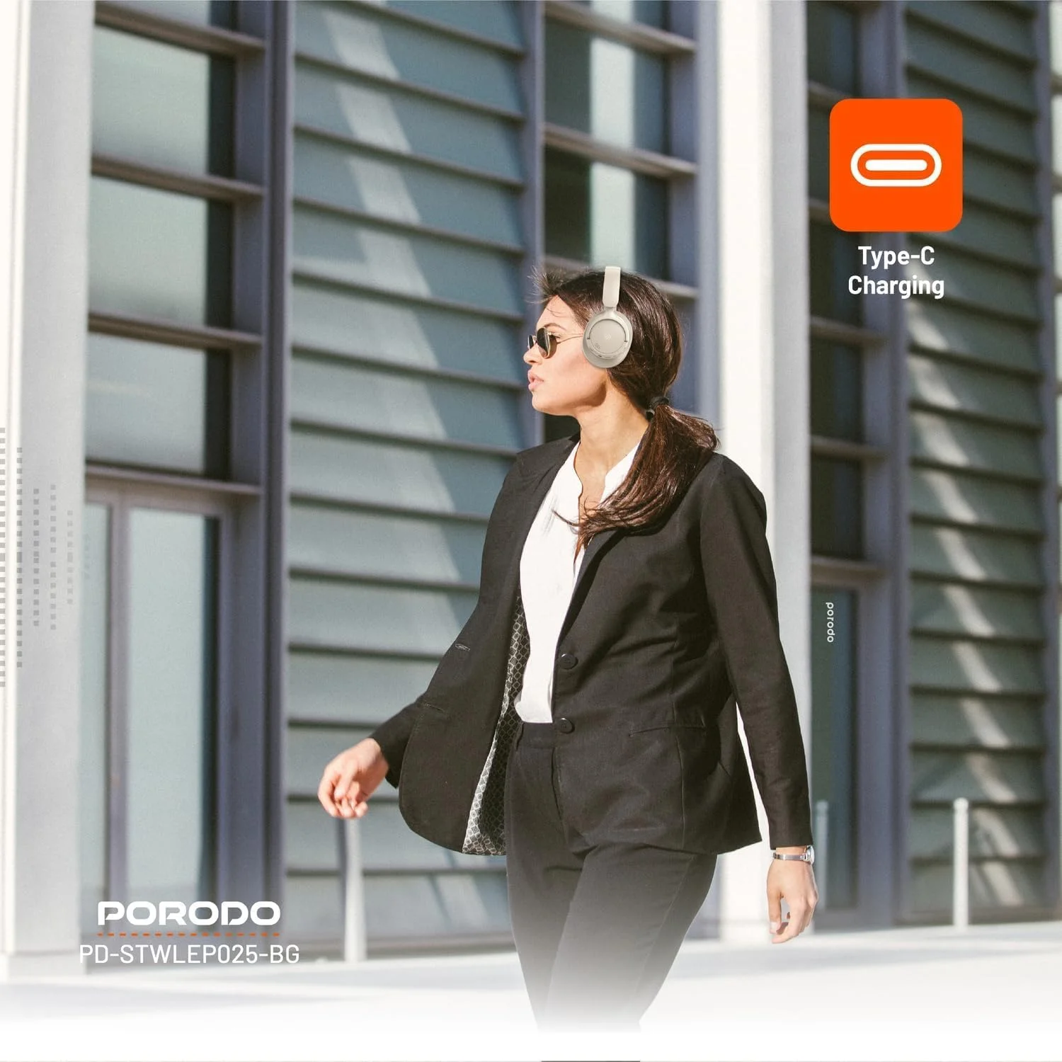 هدفون حذف نویز فعال هیبریدی Porodo Soundtec، بالشتک های راحت، 30 ساعت پخش، بلوتوث V5.3، باتری 300 میلی آمپر ساعتی، شارژ Type-C، فاصله انتقال 10 متر (بژ) هدفون حذف نویز فعال هیبریدی Porodo Soundtec، بالشتک های راحت، 30 ساعت پخش، بلوتوث V5.3، باتری 300 میلی آمپر ساعتی، شارژ Type-C، فاصله انتقال 10 متر (بژ)