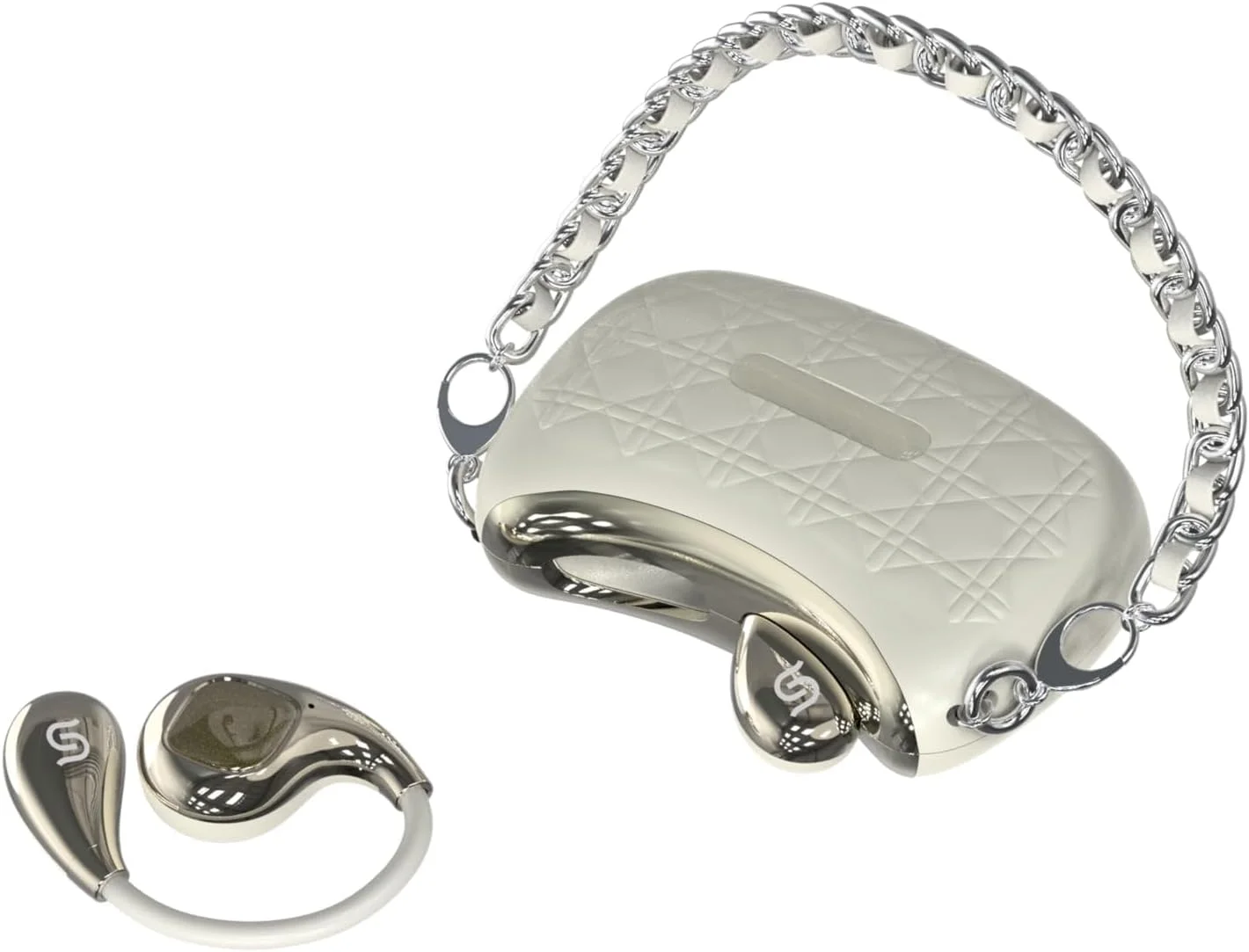 هدفون های داخل گوشی Porodo Soundtec Hand Bag ENC، باتری 250 میلی آمپر ساعت (محفظه)، باتری 28 میلی آمپر ساعت (هدفون)، صدای شفاف، دستیار صوتی، اندازه درایور 14 میلی متر (بژ) هدفون های داخل گوشی Porodo Soundtec Hand Bag ENC، باتری 250 میلی آمپر ساعت (محفظه)، باتری 28 میلی آمپر ساعت (هدفون)، صدای شفاف، دستیار صوتی، اندازه درایور 14 میلی متر (بژ)