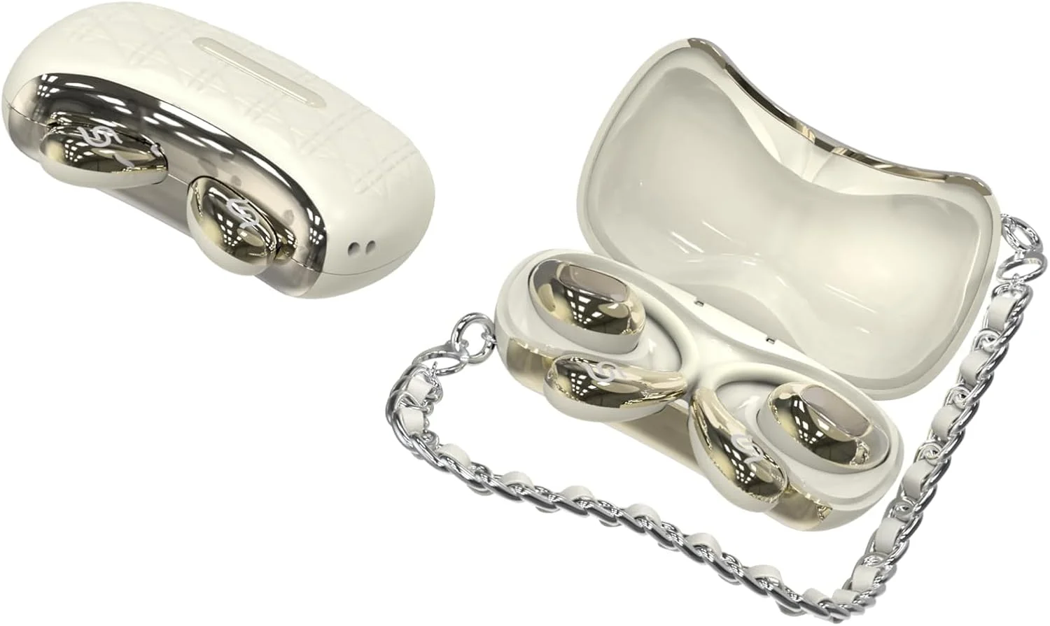 هدفون های داخل گوشی Porodo Soundtec Hand Bag ENC، باتری 250 میلی آمپر ساعت (محفظه)، باتری 28 میلی آمپر ساعت (هدفون)، صدای شفاف، دستیار صوتی، اندازه درایور 14 میلی متر (بژ) هدفون های داخل گوشی Porodo Soundtec Hand Bag ENC، باتری 250 میلی آمپر ساعت (محفظه)، باتری 28 میلی آمپر ساعت (هدفون)، صدای شفاف، دستیار صوتی، اندازه درایور 14 میلی متر (بژ)