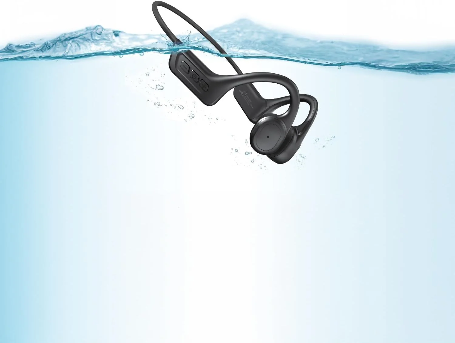 هدفون استخوانی Porodo Soundtec Aqua Beat، طراحی گوش باز، BT V5.3، 8 ساعت پخش، حافظه داخلی 32 گیگابایتی، ضد آب IPX8، سبک وزن، برای تمرینات ورزشی و شنا - مشکی هدفون استخوانی Porodo Soundtec Aqua Beat، طراحی گوش باز، BT V5.3، 8 ساعت پخش، حافظه داخلی 32 گیگابایتی، ضد آب IPX8، سبک وزن، برای تمرینات ورزشی و شنا - مشکی