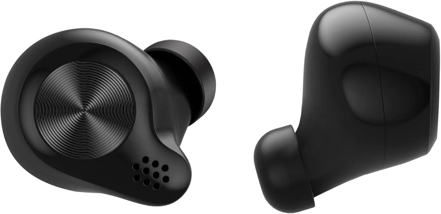 هدفون بی سیم بلوتوث 5.2 انرجایزر TWS، صدای استریو با بیس قوی، 5 ساعت پخش مداوم، شارژ USB-C، مشکی