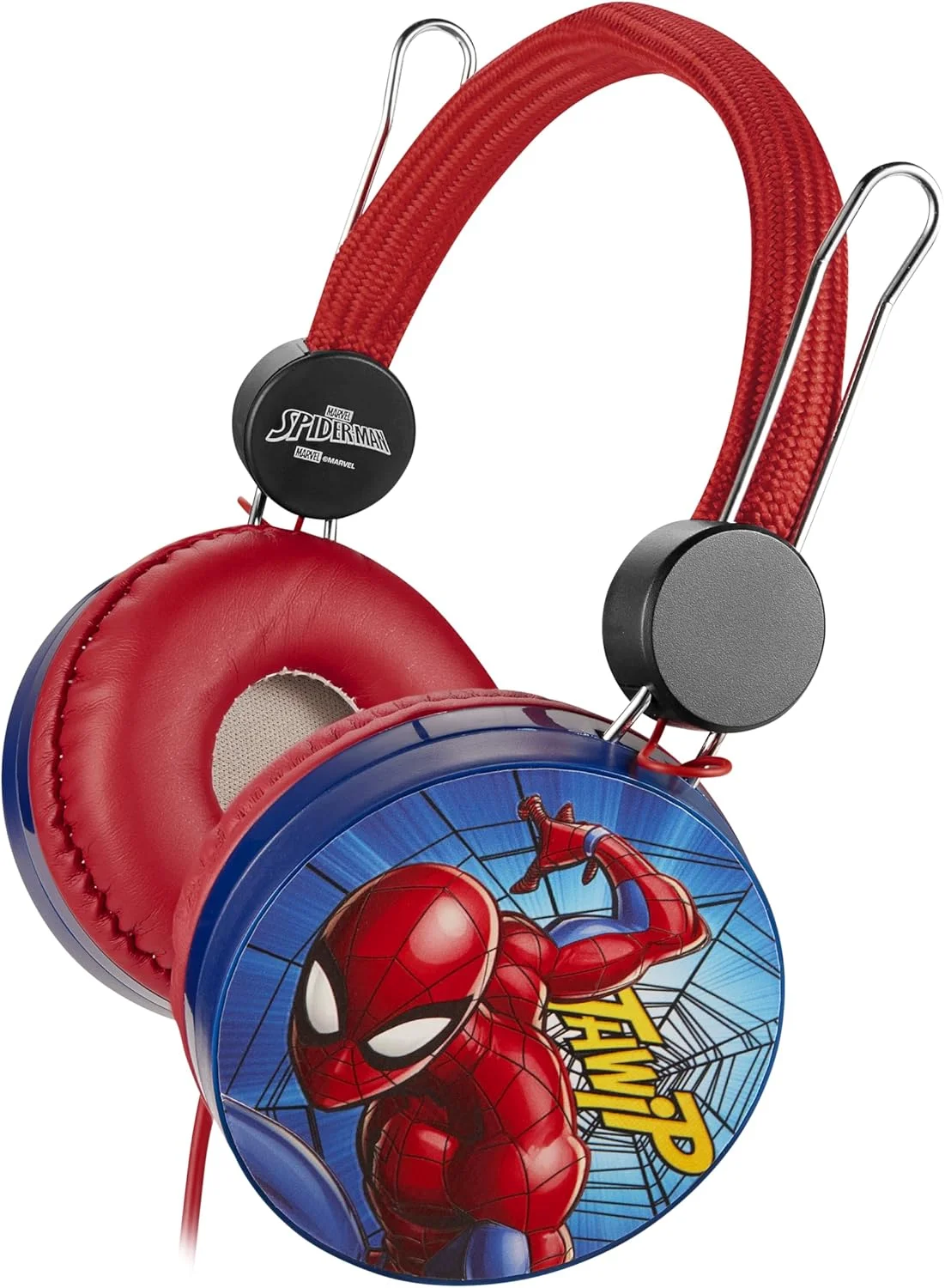 هدفون سیم دار کودکانه ولکانو دیزنی مرد عنکبوتی با گوشی های نرم و طراحی آسان