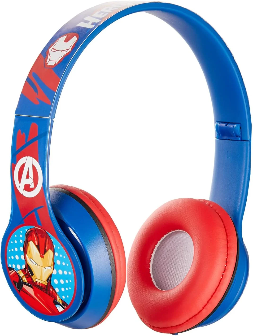 هدفون استریو بی سیم Volkano SMD's - Marvel Avengers با گوشی های نرم و میکروفون داخلی هدفون استریو بی سیم Volkano SMD's - Marvel Avengers با گوشی های نرم و میکروفون داخلی