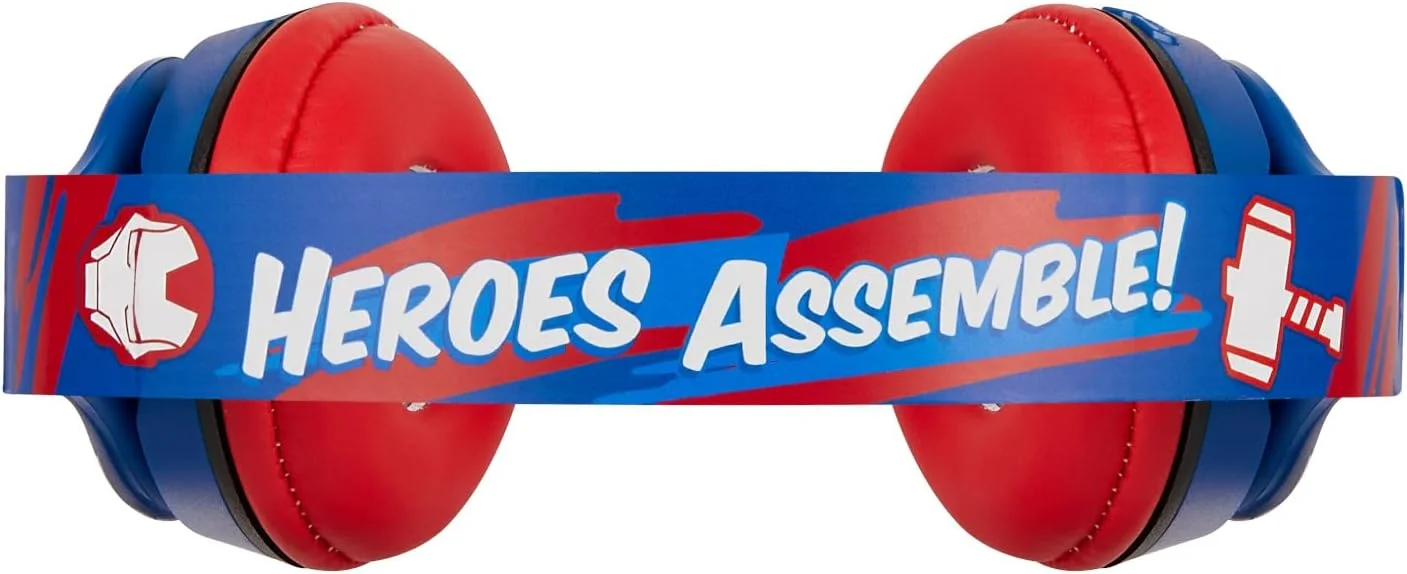 هدفون استریو بی سیم Volkano SMD's - Marvel Avengers با گوشی های نرم و میکروفون داخلی هدفون استریو بی سیم Volkano SMD's - Marvel Avengers با گوشی های نرم و میکروفون داخلی