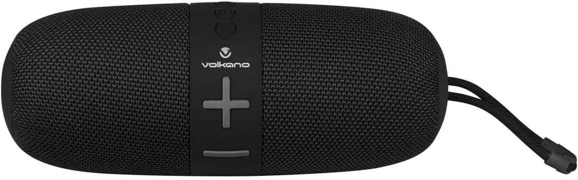 اسپیکر بلوتوثی ولکانو پالس: عملکرد بالا با مقاومت در برابر آب IPX5 و جفت شدن TWS - مشکی