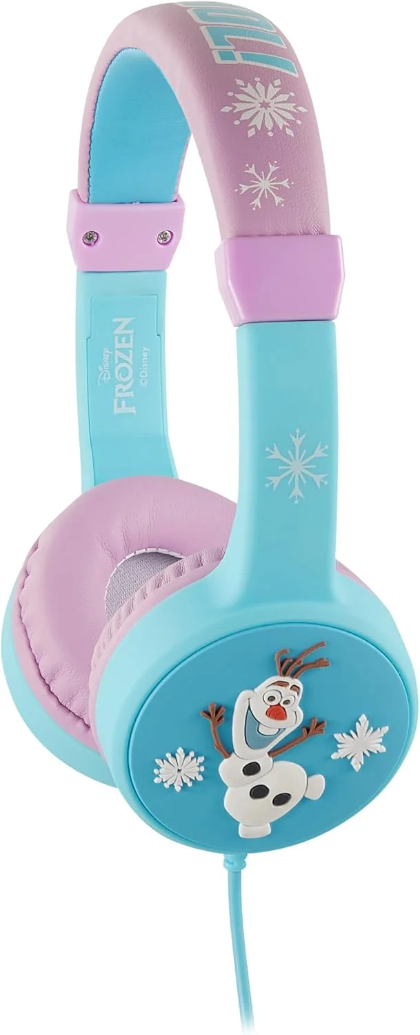 هدفون کودکانه ولکانو دیزنی فروزن با طرح سه بعدی، دارای بند قابل تنظیم و گوشی های نرم