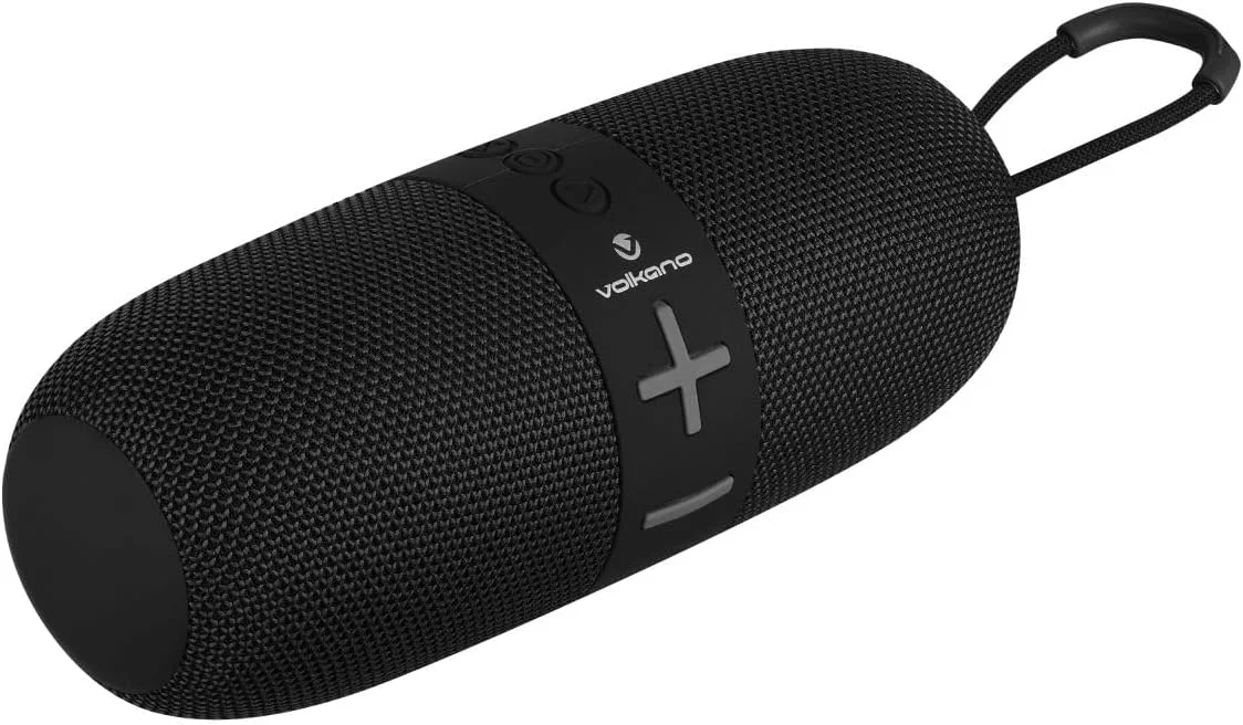 اسپیکر بلوتوثی ولکانو پالس: عملکرد بالا با مقاومت در برابر آب IPX5 و جفت شدن TWS - مشکی