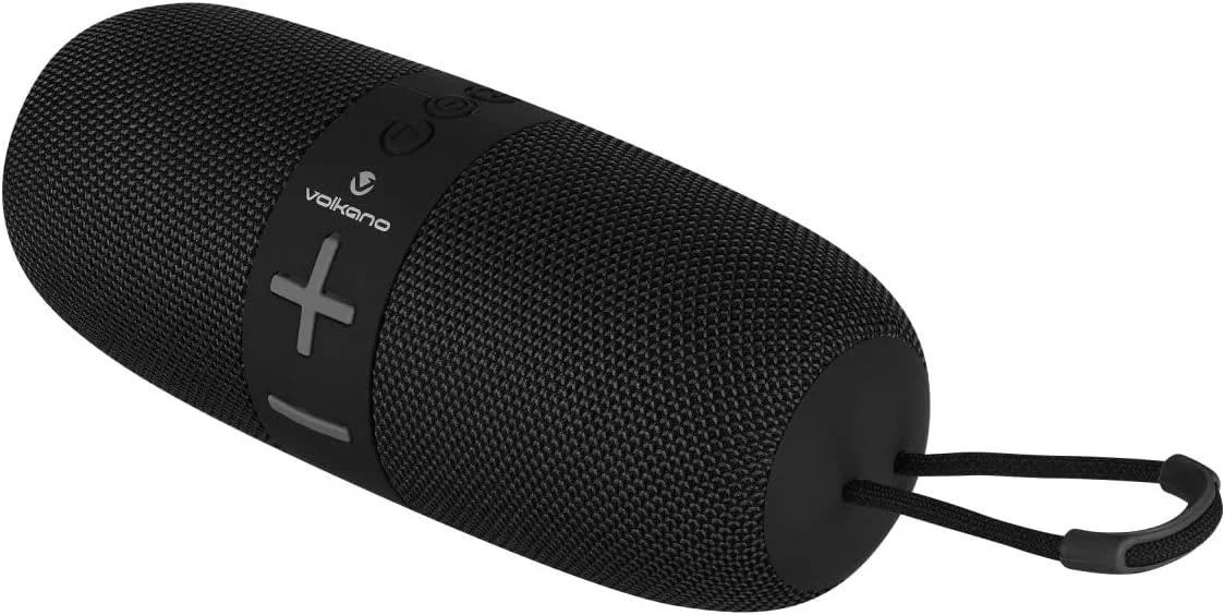 اسپیکر بلوتوثی ولکانو پالس: عملکرد بالا با مقاومت در برابر آب IPX5 و جفت شدن TWS - مشکی