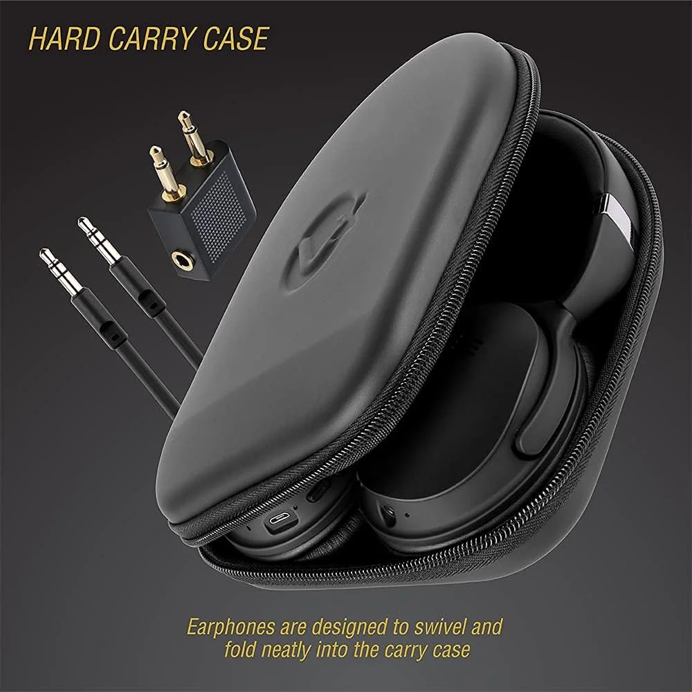 هدفون بی‌سیم روگوشی ولکانو مدل VK-2003-BK با قابلیت حذف نویز