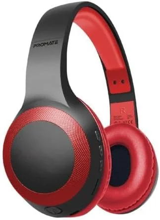 هدفون بی سیم پرومیت، هدفون بلوتوثی v5.0 با بیس عمیق و قدرتمند، پخش از طریق MicroSD، حالت سیمی 3.5 میلی متری، صدای استریو Hi-Fi، 5 ساعت پخش، میکروفون و کنترل داخلی برای تلفن های هوشمند، LaBoca قرمز هدفون بی سیم پرومیت، هدفون بلوتوثی v5.0 با بیس عمیق و قدرتمند، پخش از طریق MicroSD، حالت سیمی 3.5 میلی متری، صدای استریو Hi-Fi، 5 ساعت پخش، میکروفون و کنترل داخلی برای تلفن های هوشمند، LaBoca قرمز