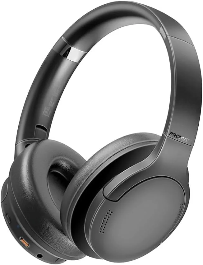 هدفون بی سیم Promate مدل Hi-Fidelity Over-Ear با قابلیت اتصال سیمی/بی سیم نسخه 5.3، دارای میکروفون، 24 ساعت پخش موسیقی، باتری 300 میلی آمپر، طراحی تاشو و جک 3.5 میلی متری برای آیفون 17، گلکسی S25، رنگ مشکی لابوکا هدفون بی سیم Promate مدل Hi-Fidelity Over-Ear با قابلیت اتصال سیمی/بی سیم نسخه 5.3، دارای میکروفون، 24 ساعت پخش موسیقی، باتری 300 میلی آمپر، طراحی تاشو و جک 3.5 میلی متری برای آیفون 17، گلکسی S25، رنگ مشکی لابوکا
